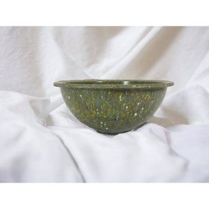 Brookpark Melamine Confetti Splatter Mixing Bowl Green Yellow Blue Nesting 8"